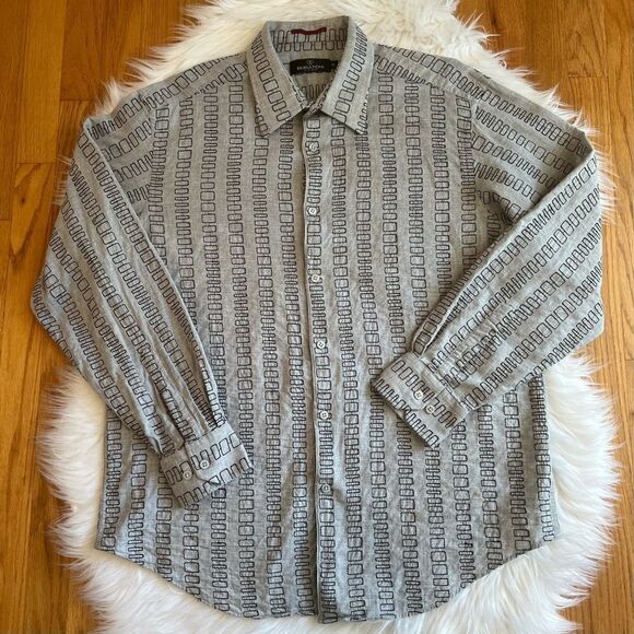 Men’s Bugatchi uomo Patterned LA Shirt Size XL - Picture 1 of 4